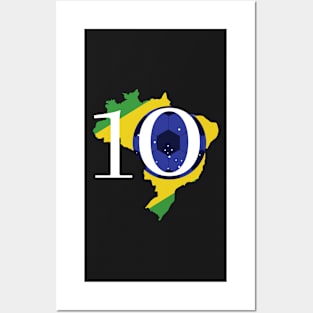 camiseta do brasil: Football is life Posters and Art